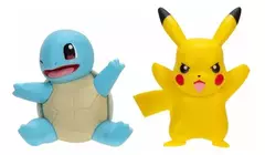 Mini Figuras Pikachu y Squirtle Pokemon - Jazwares - comprar online