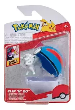 Figura Alola Vulpix + Pokebola - Pokemon Jazwares - comprar online