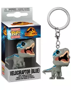 Keychain Funko Pop! Velociraptor (Blue) - Jurassic World