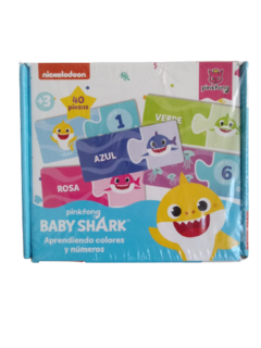 Puzzle Baby Shark Aprendiendo Números y Colores - Original