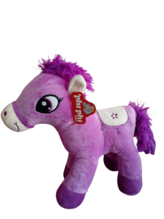 Peluche Caballo / Caballito color Lila Violeta
