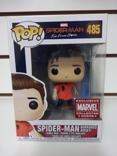 Funko Pop! Spiderman #485 (Borrowed Jersey) - Spiderman Far from Home Marvel en internet