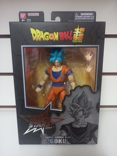 Figura Goku Super Saiyan Blue Dragon Ball Super Heroes - Dragon Stars Bandai - tienda online