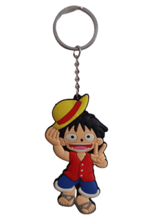 Llavero Monkey Luffy de Goma - One Piece