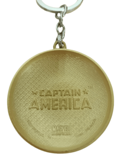 Llavero Escudo Dorado Capitán América - comprar online