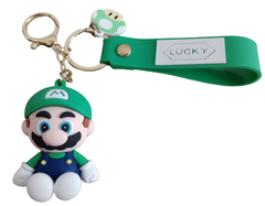 Llavero Mario Verde de Silicona - (MAYORISTA)