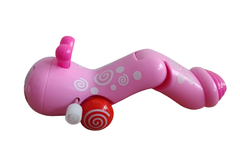 Oruga Rosada a cuerda - Importada - Aye & Marcos Toys