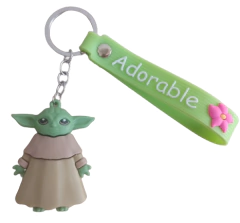 Llavero Grogu Baby Yoda de Silicona - Mandalorian Star Wars