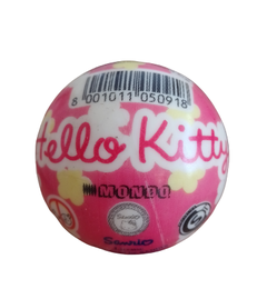 Mini Pelota de Goma Hello Kitty con Canasta de Flores - Aye & Marcos Toys