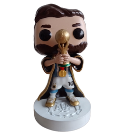 Muñeco Funko Pop Custom Lionel Messi con Capa Besht Mundial Qatar 2022 Fútbol - comprar online