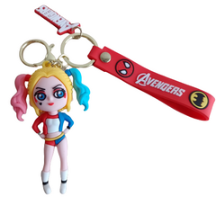 Llavero Harley Quinn de Silicona - Aves de Presa Escuadrón Suicida - (MAYORISTA)