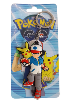 Llavero Ash Ketchum y Pikachu de Goma - Pokemon - (MAYORISTA) en internet