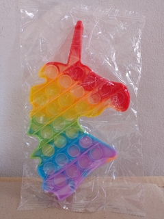 Pop it Unicornio Arcoiris Juego Sensorial Anti estrés Fidget - comprar online