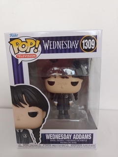 Funko Pop! Wednesday Addams Merlina #1309 Original Los Locos Addams - Aye & Marcos Toys