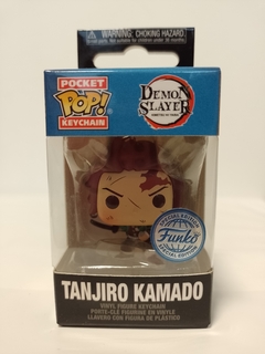 Funko Pop! Keychain Tanjiro Kamado Demon Slayer Original - Aye & Marcos Toys