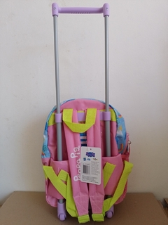 Mochila Peppa Pig con Carrito 12 Pulgadas Infantil Jardín - (MAYORISTA) en internet
