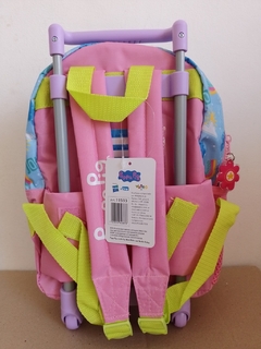 Mochila Peppa Pig con Carrito 12 Pulgadas Infantil Jardín - (MAYORISTA) - tienda online