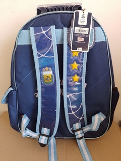 Mochila Escolar AFA Selección Argentina Messi 16 Espalda - (MAYORISTA) - tienda online
