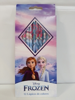 Lápices de Colores x 12 Unidades Frozen Elsa Anna Disney Cresko (Mayorista) - comprar online