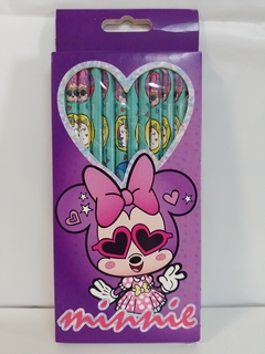 Lápices de Colores x 12 Unidades Minnie Mouse Disney Original Cresko en internet