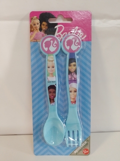 Set x 2 Cubiertos Barbie Cuchara Tenedor Infantil (Mayorista) - Aye & Marcos Toys