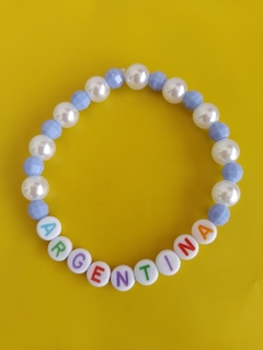 Pulsera Argentina - Elástica