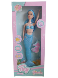 Muñeca Sirena Articulada Tiny (Mayorista)