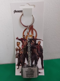 Llavero de metal Martillo Mjolnir de Thor - Plateado - tienda online
