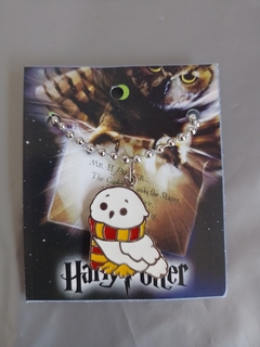 Colgante Collar Hedwig Lechuza de Metal - Harry Potter - comprar online