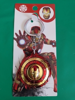 Llavero Iron Man Giratorio de Metal - (MAYORISTA) - comprar online