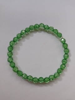 Pulsera Verde Navideña Elástica