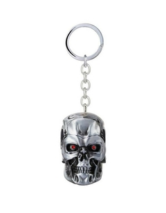 Llavero Cabeza de Calavera Terminator de Metal - Aye & Marcos Toys
