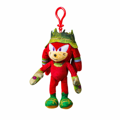 Llavero de Peluche Knuckles Nudillos 17 cms con Clip - Sonic Prime