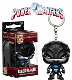 Funko Pop! Keychain Power Ranger Black Ranger - (MAYORISTA)