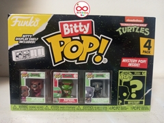 Funko Bitty Pop! Tortugas Ninja Pack 4 ( Splinter, Rafael, Rocoso y 1 Misterioso ) en internet
