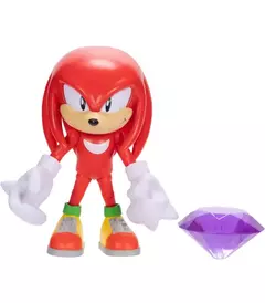 Figura Muñeco Nudillos Knuckles con Accesorio Jakks Pacific - Sonic