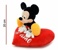 Peluche Mickey Mouse Original con Corazón Te Amo - (MAYORISTA) - comprar online