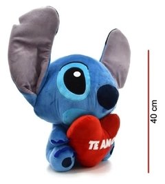 Peluche Stitch Original con Corazón Te Amo - Lilo & Stitch - comprar online