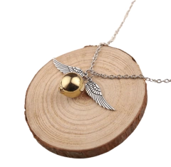 Colgante Collar Snitch Dorada Quidditch - Harry Potter