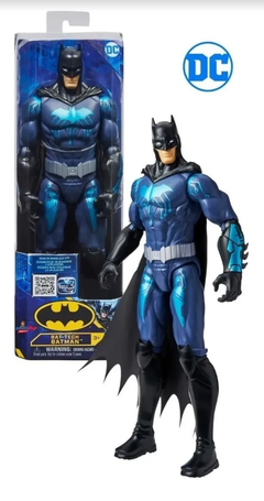 Muñeco Articulado Batman 30 cms con Armadura - Original