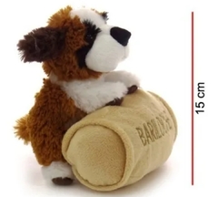 Peluche Perro San Bernardo con barril La Patagonia