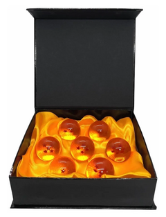 Esferas del Dragón x 7 Unidades 4,3 cms con Caja Exhibidora - Dragon Ball - (MAYORISTA)