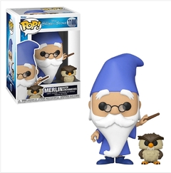 Funko Pop! Disney Merlín con Archimedes #1100