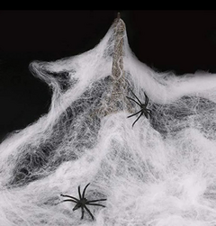 Red de Araña + 4 Arañas Decoración Halloween - comprar online