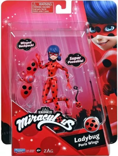 Muñeca Articulada Miraculous Ladybug Paris Wings - Aye & Marcos Toys