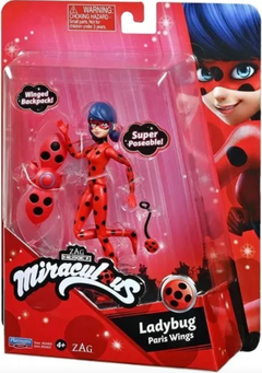Muñeca Articulada Miraculous Ladybug Paris Wings - tienda online