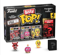 Funko Bitty Pop! Five Nigths at Freddy's Pack 4 ( Foxy, Cupcake, Chica y 1 Misterioso )