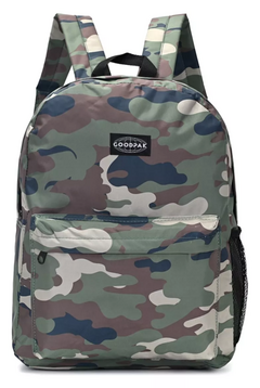 Mochila Goodpak Camuflada Urbana Escolar 17 Espalda - (MAYORISTA)