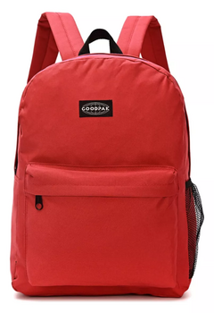 Mochila Goodpak Rojo Urbana Escolar 17 Espalda - (MAYORISTA)