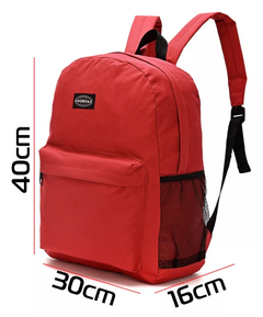 Imagen de Mochila Goodpak Rojo Urbana Escolar 17 Espalda - (MAYORISTA)